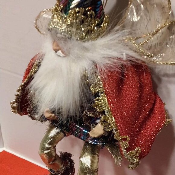 Mark Roberts Christmas Fairy Santa Poseable 9-inch ornament - Picture 4 of 4